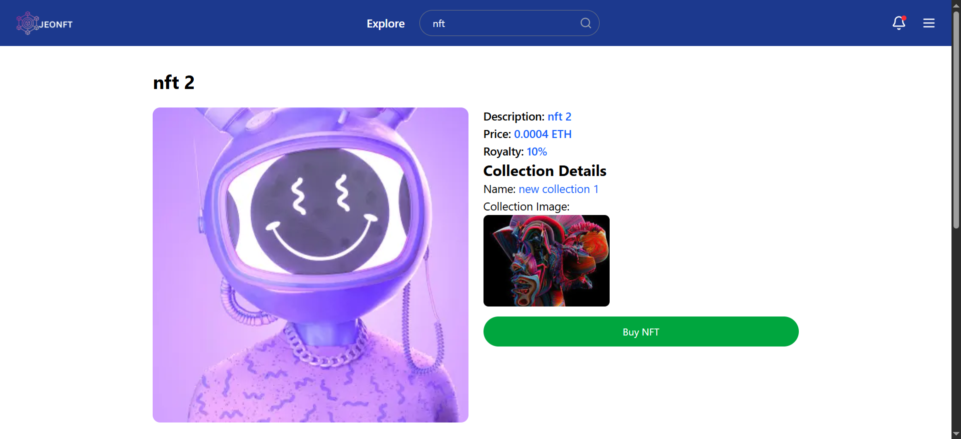 JEONFT user platform image 7